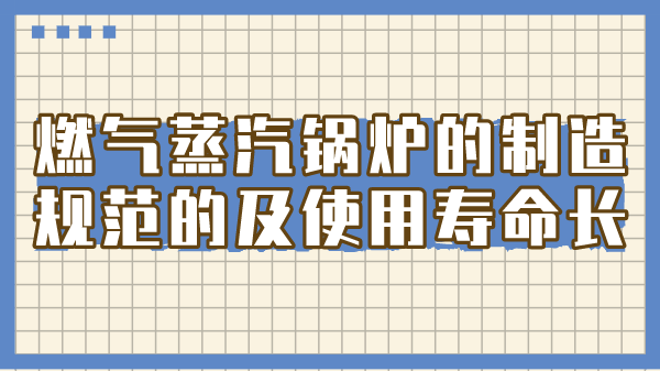 燃气蒸汽锅炉的制造规范的及使用寿命长