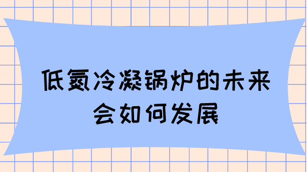 低氮冷凝锅炉的未来会如何发展